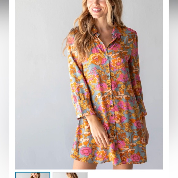 NATURAL LIFE Dresses & Skirts - Natural Life Georgia Shirt Dress